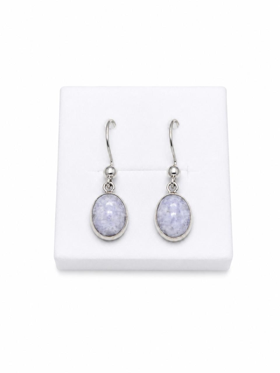 Aretes Jade Lila Oval