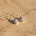 Aretes Jade Lila Oval